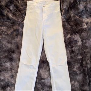 Zara White ankle pant